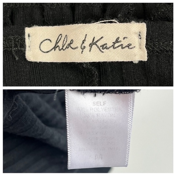 ❤️ TILLY'S CHLOE & KATIE Girls Knit Ruffle Dress Black Goth Minimalistic Y2k - Picture 9 of 12